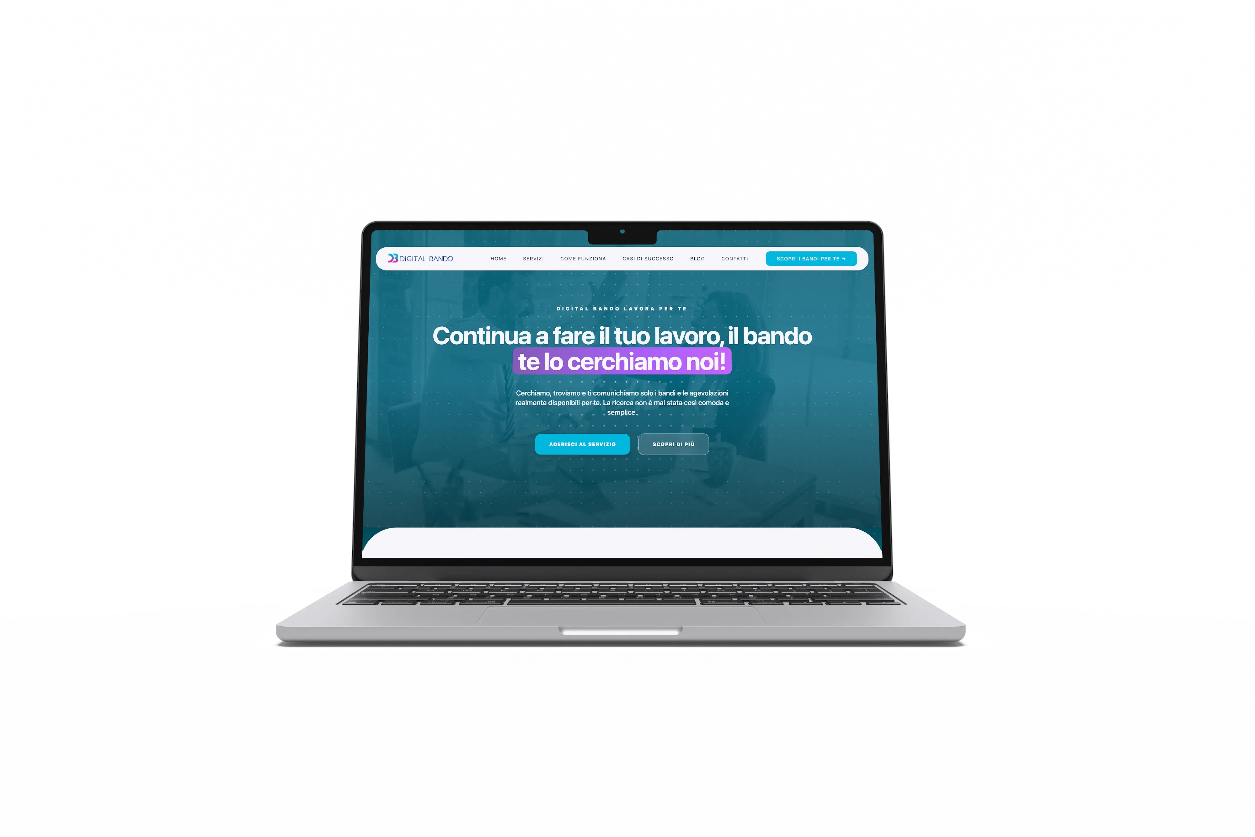 Digital Bando — mockup sito