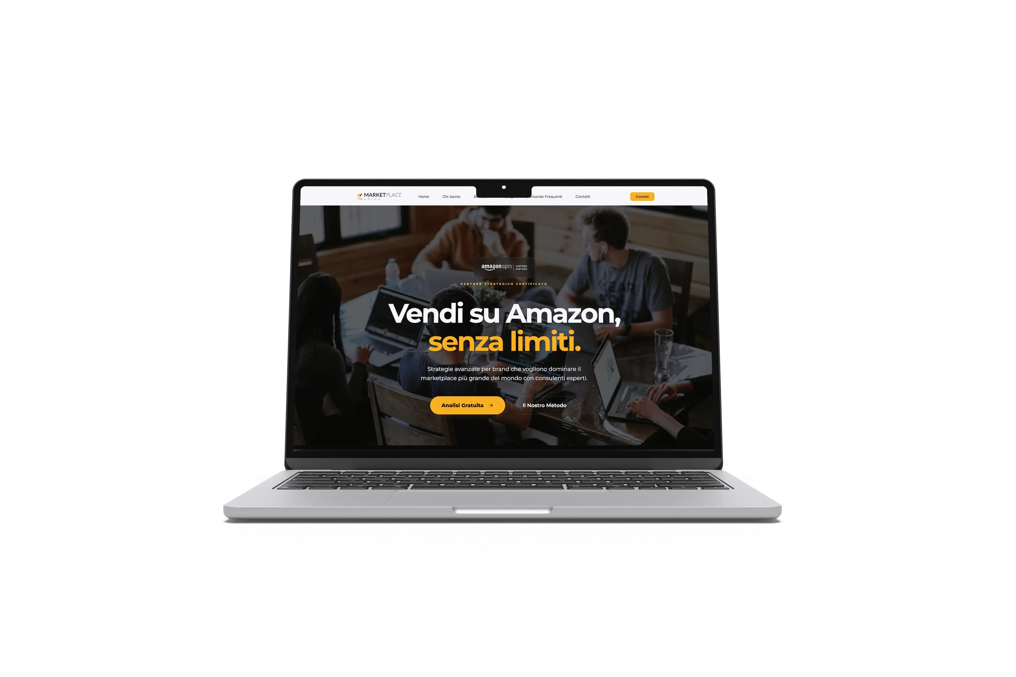 Marketplace Arena — mockup sito