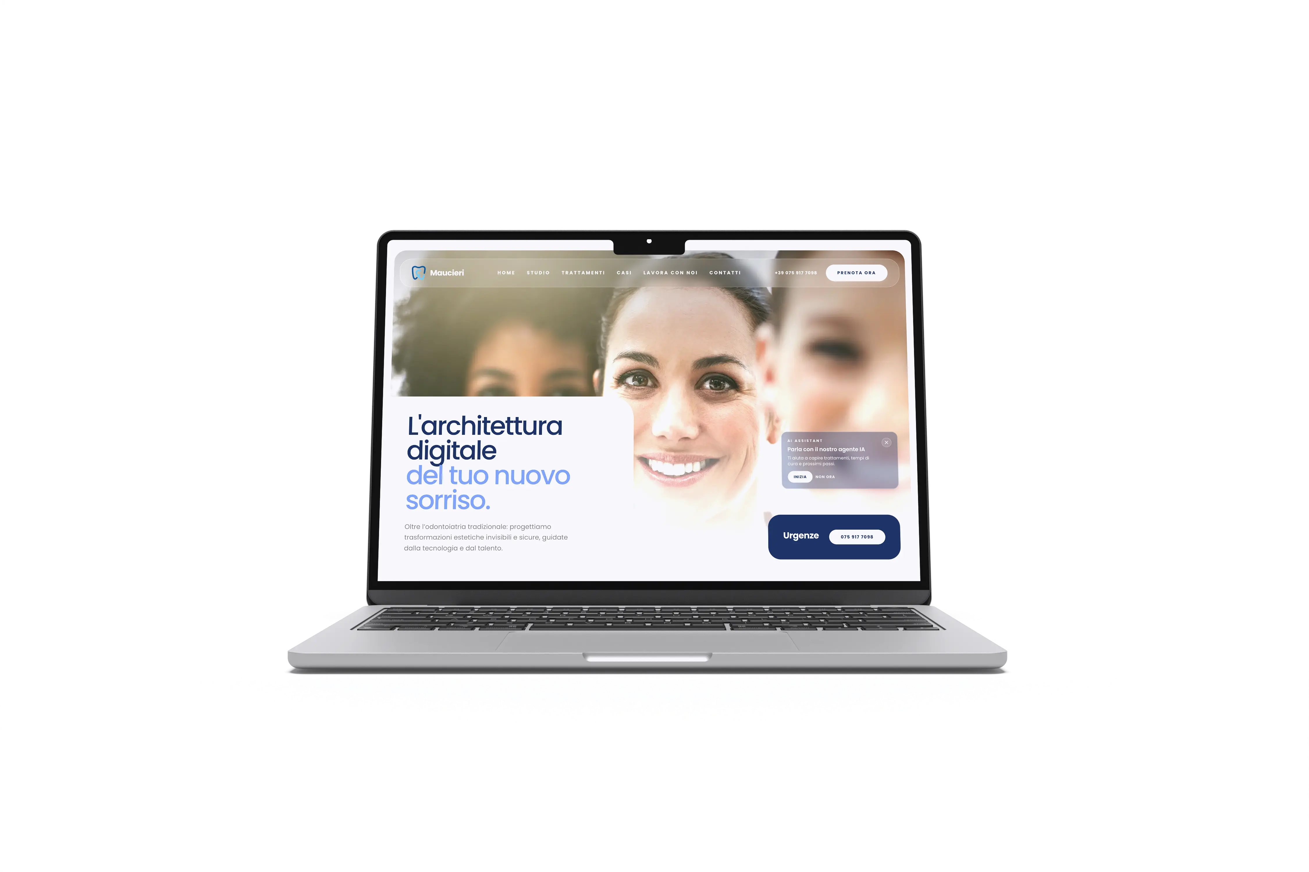 Masuelli — mockup sito
