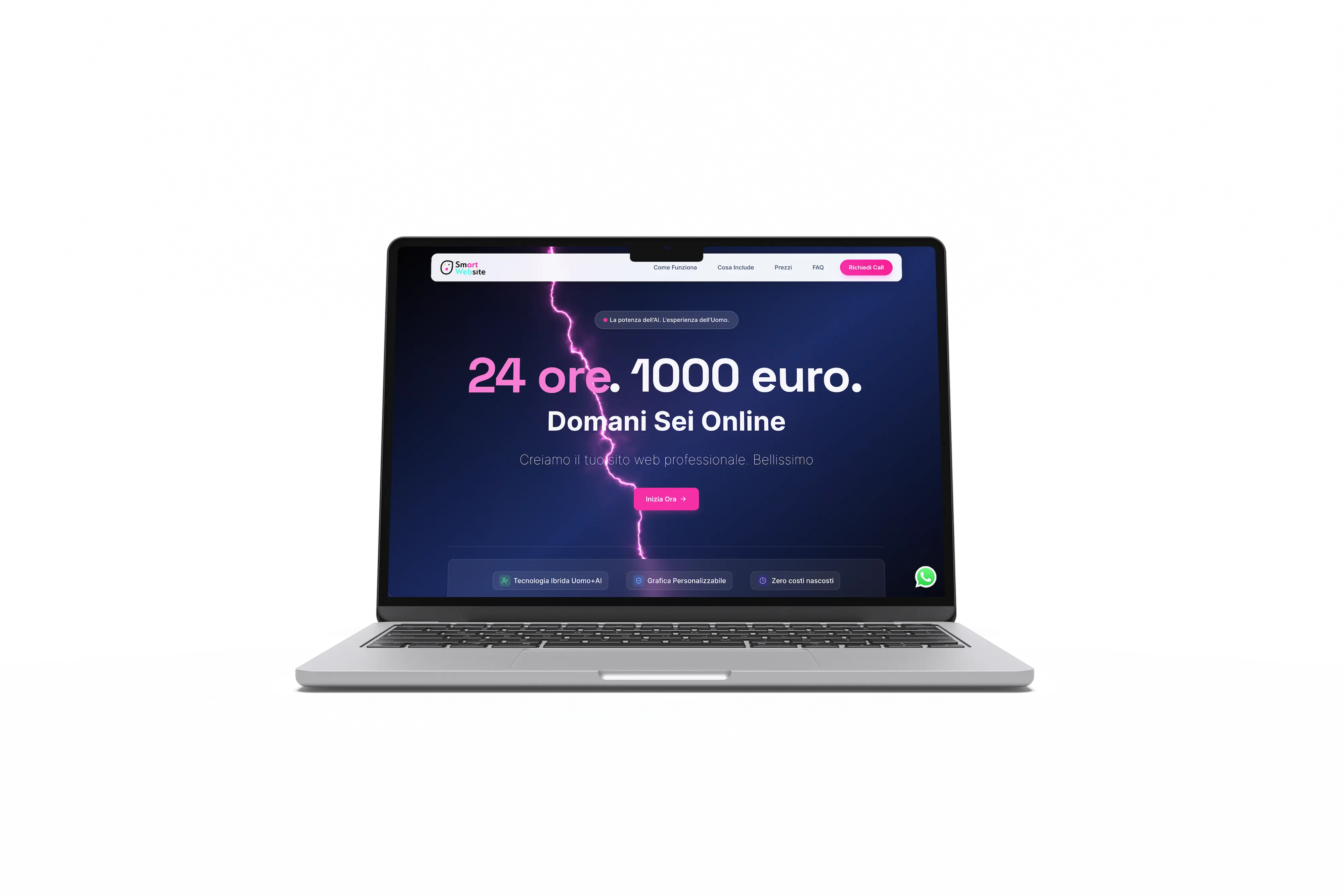 SmartWebsite — mockup sito